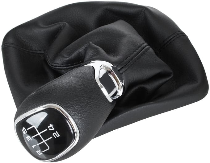 Modecar - Versnellingspookknop - Skoda Octavia II - 2007-2014 - Zwart - Eco-leder