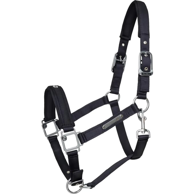 Nylon halster voor stalpaard Kieffer Satin Shine