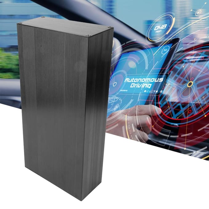 Aluminium Koelbehuizing met Split Type Elektronische Doos voor Versterker GPS (300 mm)