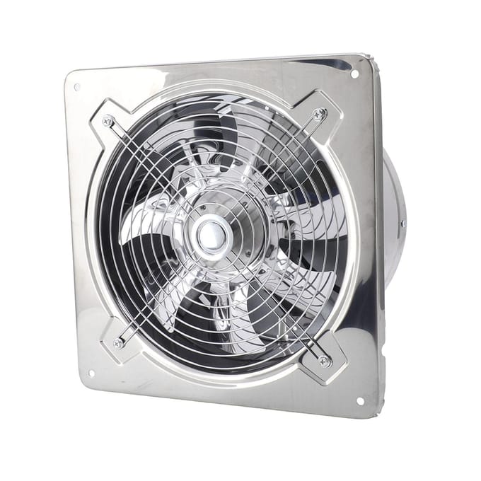 Afzuigventilator Multifunctioneel RVS Keukenventilator voor Keuken Badkamer Magazijn gray