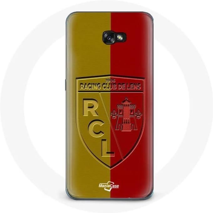 Coque - Maniacase - Samsung Galaxy A3 2017 - Souple - Protection - Logo jaune et rouge noir