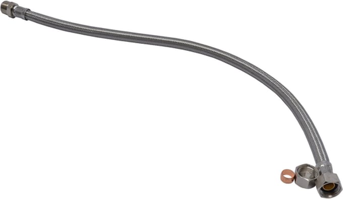 Sanivesk flexibele aansluitslang KIWA 3/8"F x Knel 10mm 50cm