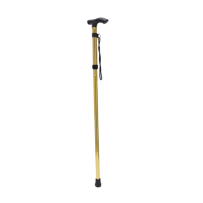 Professionele Wandelstok Wandel Drukvermindering Aluminiumlegering Staande Stok voor Senioren beige