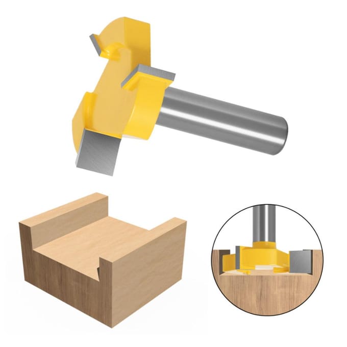 Spoilboard-oppervlakfreesbits 12 mm schacht 3-vleugels Slab-vlakfreesbit Schaafbit Hout 12.7mm