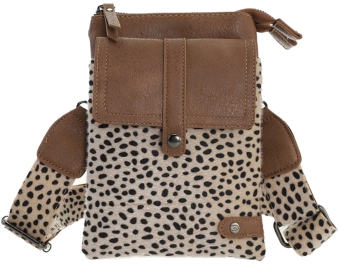 Telefoontasje - Schoudertasje - Tyler Dot - Camel - Stoer - Trendy