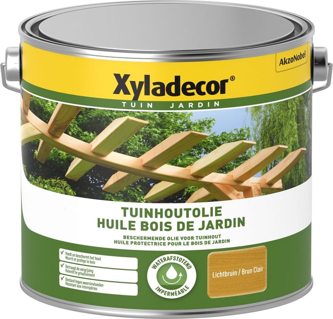 Xyladecor - Tuinhoutolie - Lichtbruin - 2,5 L