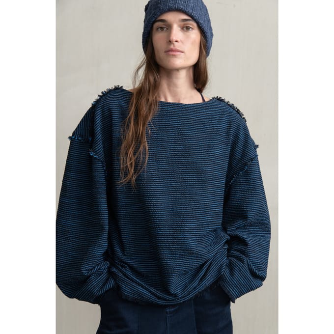 Humanoid Brooks Peacock Maat: S | Sweaters Outlet | Dames | Blauw