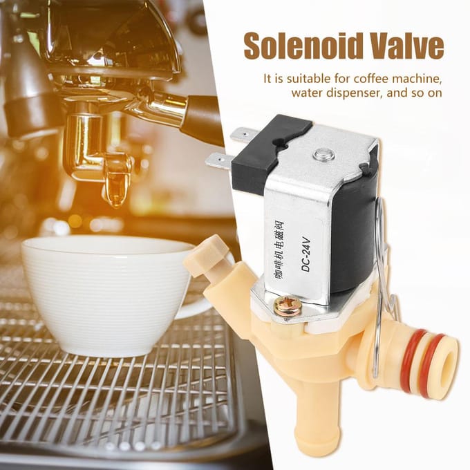 DC24V Normalement Fermée Électrovanne Électrique Vanne d'Eau Pour Machine à Café