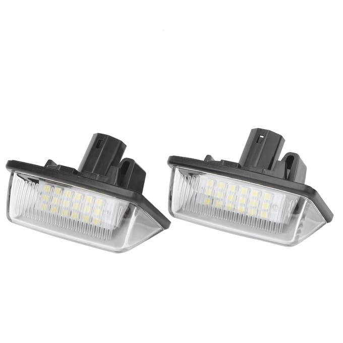 2 stuks LED Kentekenplaatverlichting 6500K Laag Stroomverbruik Geschikt voor Corolla Crown Starlet gray