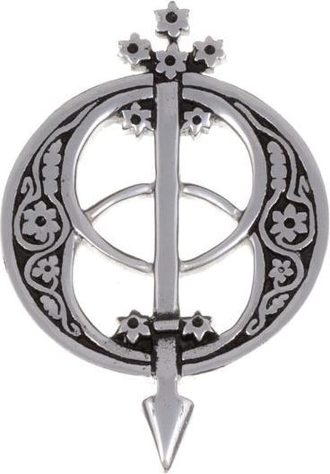 St Justin Chalice Well Broche , keltische broches dames