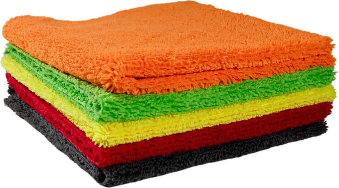 Gecko Car Care microfiber towelset edgeless