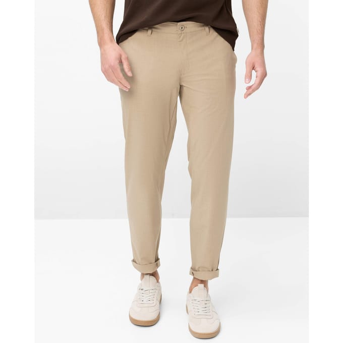 Recht broek met viscose model 'Phil P'