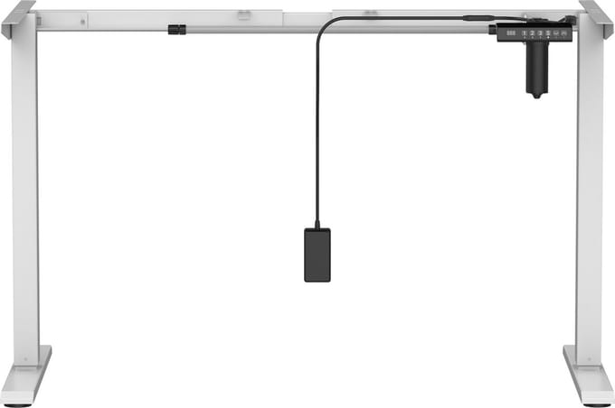 Elektrisch Verstelbaar Zit Sta Onderstel Compact Wit | Ergonomisch en Gebruiksvriendelijk | Stabureaus.nl®
