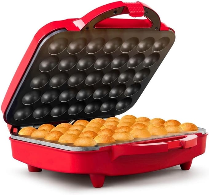 Cake Pop Maker - Cupcake Maker - Feestjes Bakken - Snelle Bereiding - 14 Stuks - Rood