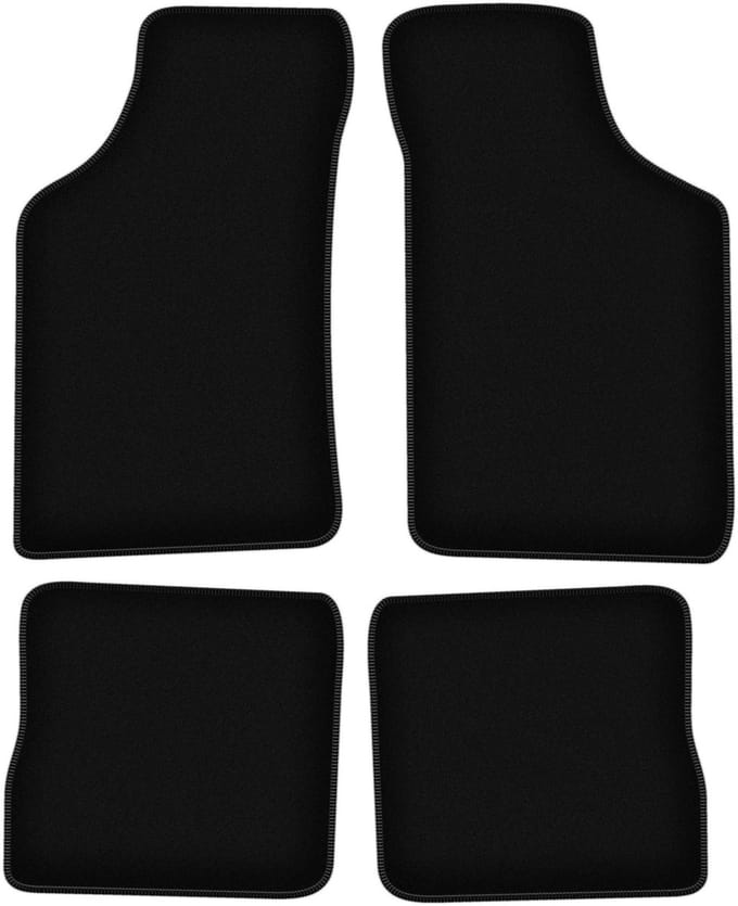 BASIC zwarte veloursmatten voor: Citroen AX hatchback (1986-1998)
