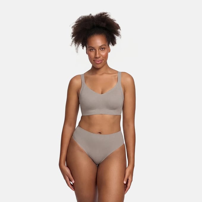 cfab - Stringtanga | Set van 3 - Donker taupe - S