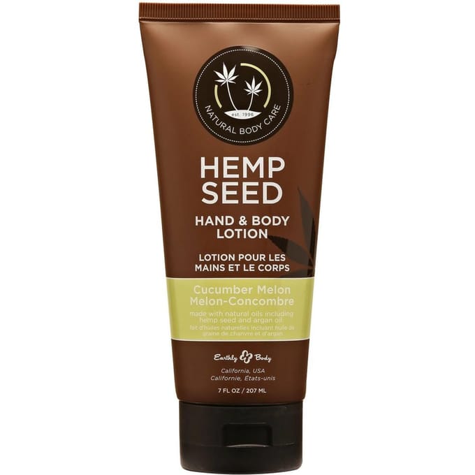 The earthly body komkommer en meloen hand- en lichaamslotion - 207 ml