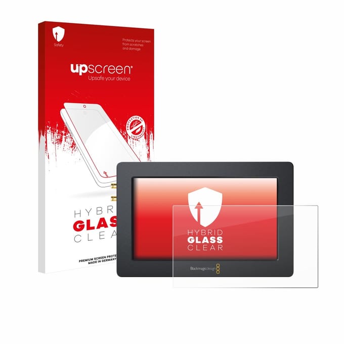upscreen - Screenprotector voor Blackmagic Design Video Assist (5.0) - Folie Beschermfolie Beschermglas transparant