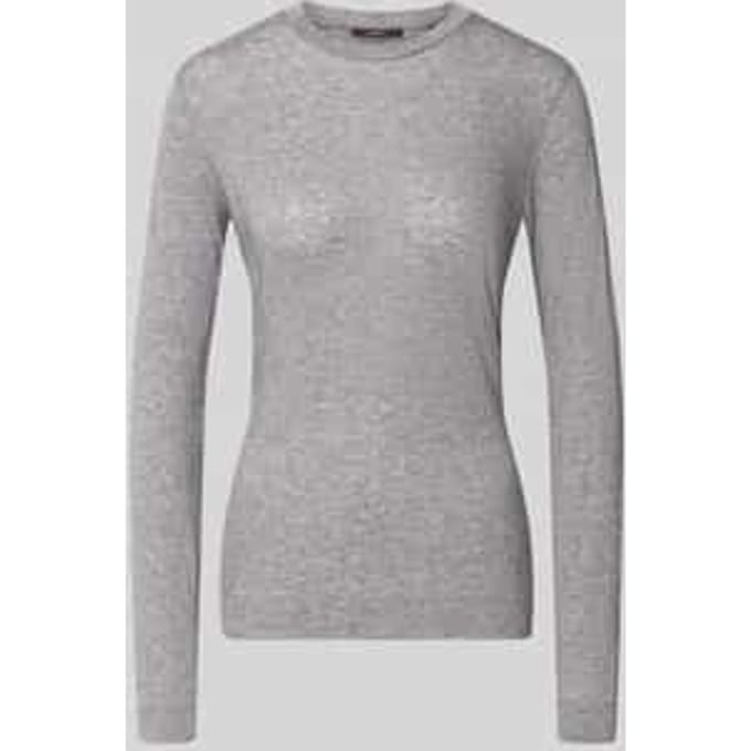 Shirt met lange mouwen in gemêleerde look