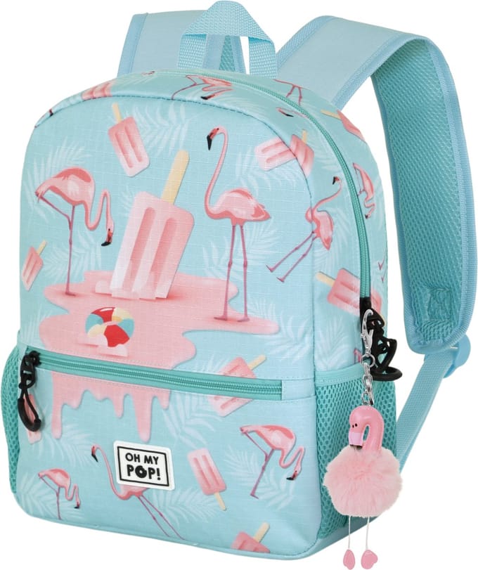 Karactermania - Oh My Pop! - Ijsje Flamingo - Sweet Rugzak - Rugtas - Backpack - Turquoise