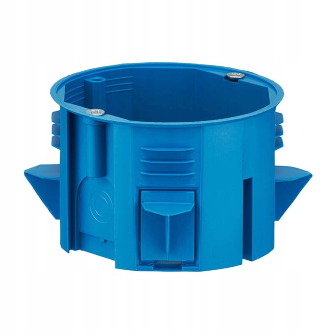 Simet Serie - Elektrische Installatiedoos - Ø 68 x 46 mm - IP30 - Blauw