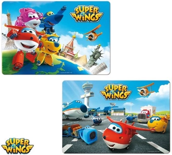 Super Wings - Super Wings 3D placemat- 2 stuks