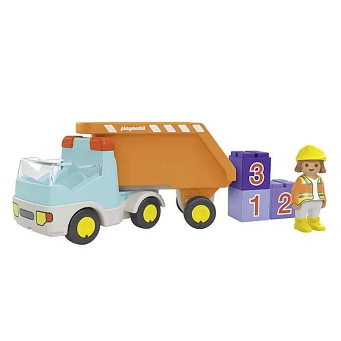 Vrachtwagen kieper simulatiespel Playmobil