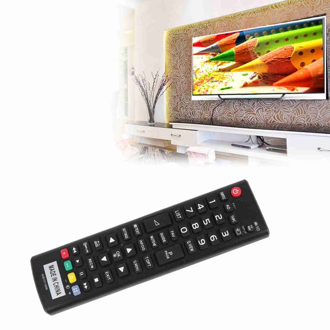 Afstandsbediening voor AKB7371568 Smart TV Functie Vervangende Controller black