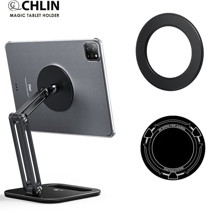 CL CHLIN® Magic Tablet holder - Verstelbare Magnetische tablethouder - Magnetische ipad houder - universeel tablethouder - tablet standaard - ipad standaard - tablet statief - tabletstandaard - ipad statief - vaderdag cadeau