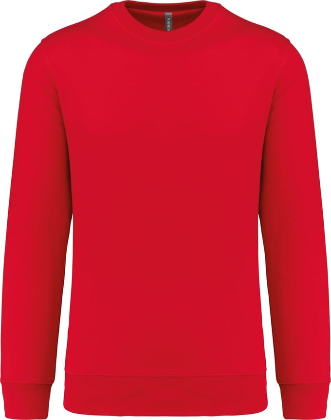 Kariban Sweater ronde hals 80/20 uniseks K4035 - Red - M