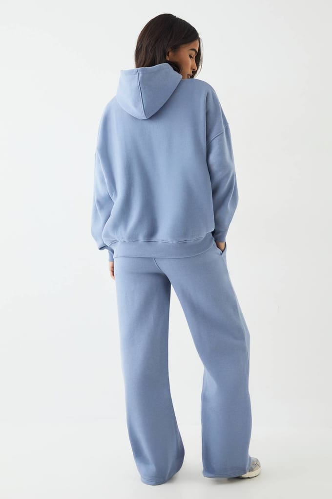 Dames DSGN Studio Oversized Hooded Trainingspak | Blauw | Maat: Small