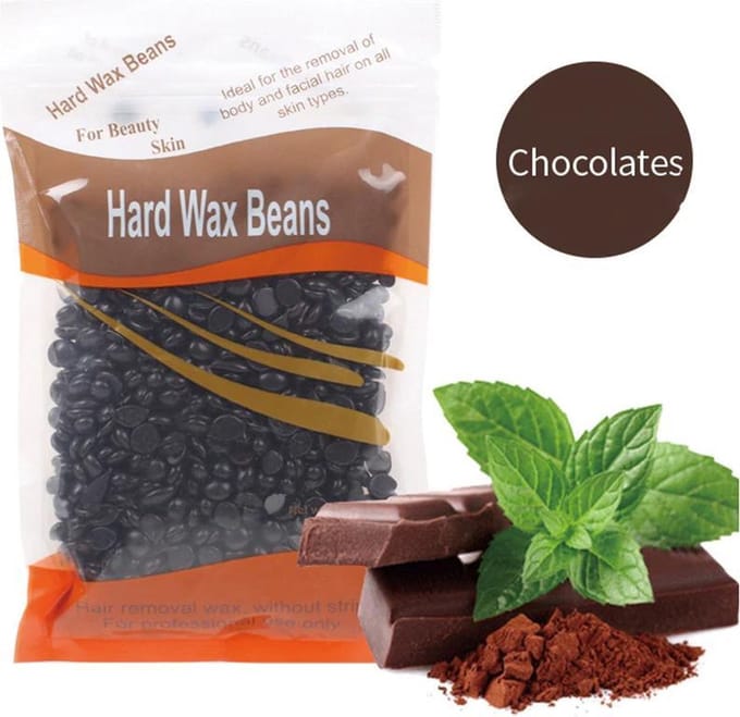 DW4Trading Hard wax beans 100 gr ontharen harsen lichaam gezicht spatels Chocolates