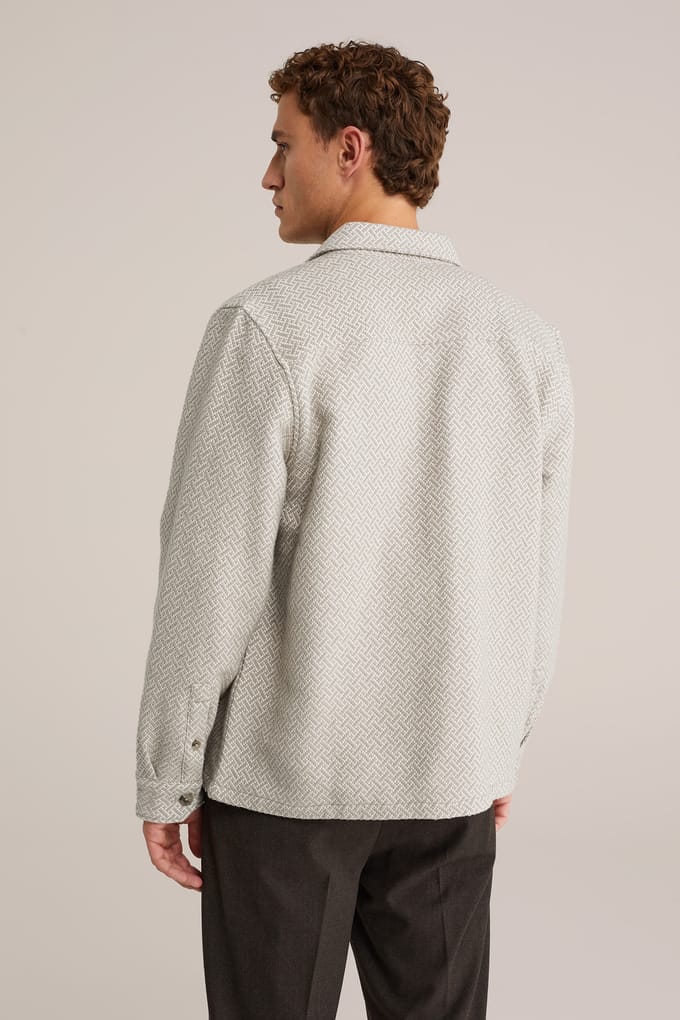 WE Fashion Overshirt Light Grey Taglia: L | Camicie Casual Outlet | Uomo | Grigio