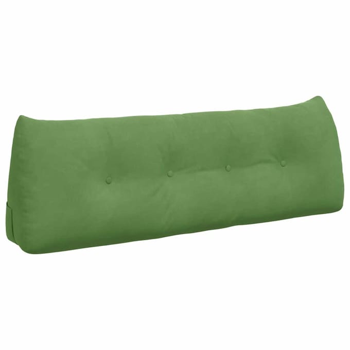 vidaXL - Rugkussen - Lichtgroen - 140 - x - 50 - x - 24 - cm - Fluweel