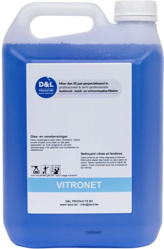 Glasreiniger Vitronet Vensterglans Glassofix - 5L
