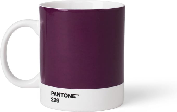 Pantone Koffiebeker - Bone China - 375 ml - Aubergine 229 C