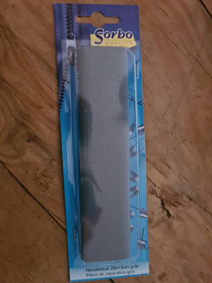 Sorbo herstelstuk 20x15cm grijs