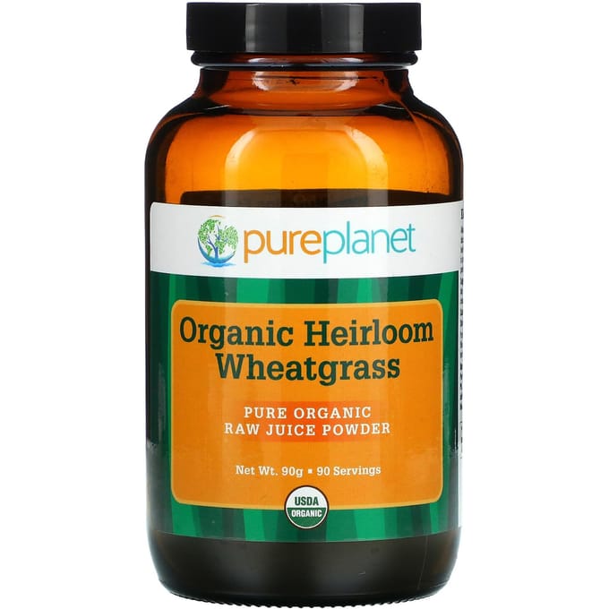 Pure Planet, Biologisch Erfgoed Tarwegras, 90 g orange