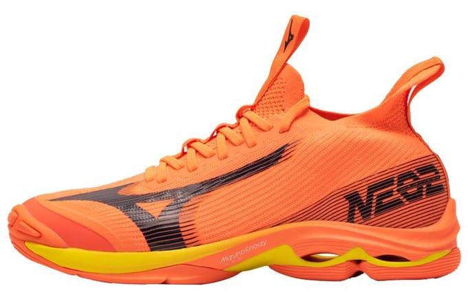 Mizuno Wave Lightning NEO 2 'Flamme Néon' 45 orange