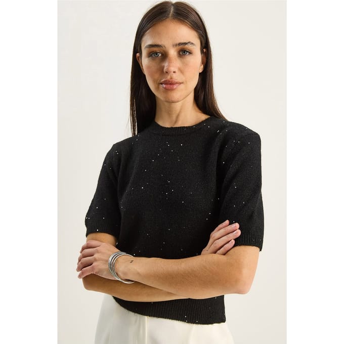 Lurex Gedetailleerde Top