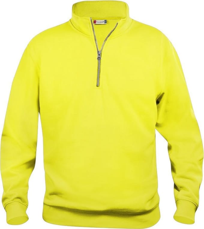 Clique Basic Half Zip 021033 - Signaal-geel - M
