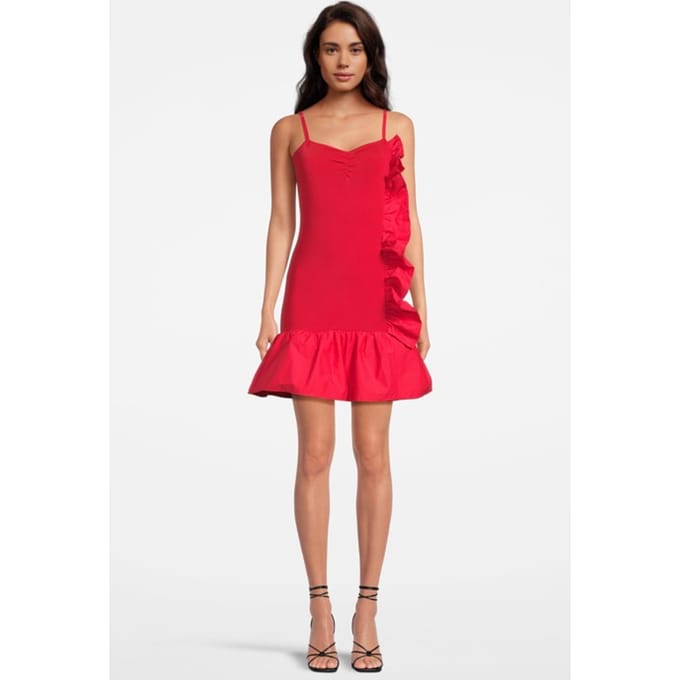 PINKO Cody Abito Viscosa Lucida + Co Red Taglia: S | Abiti Mini Outlet | Donna | Rosso