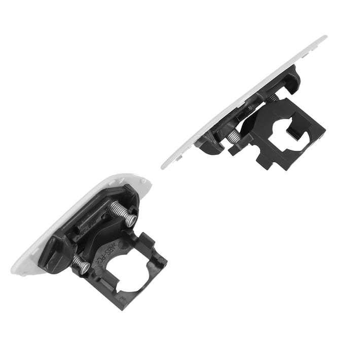 2 STUKS Koplamp Sproeierkap 61677171660 voor 328i Basis 2?Deur Cabriolet 2007?2010 white