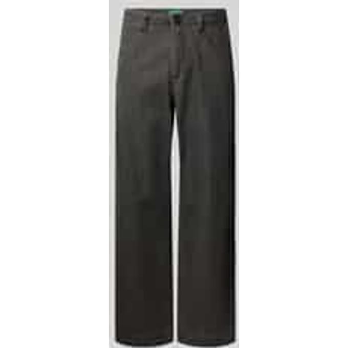 relaxed fit jeans van katoenmix
