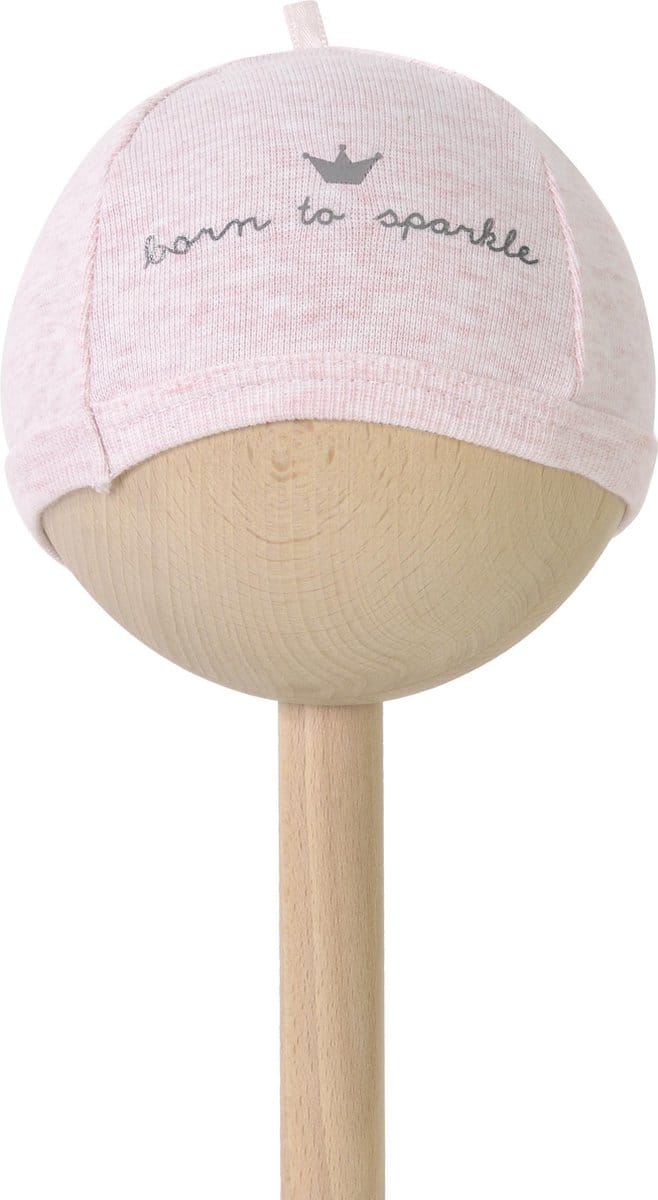 BAMBAM Babymutsje "born to sparkle" - Roze - Baby cadeau