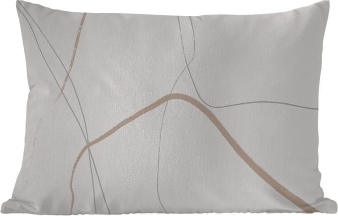 Buitenkussens - Abstract - Minimalisme - Line art - 60x40 cm - Weerbestendig