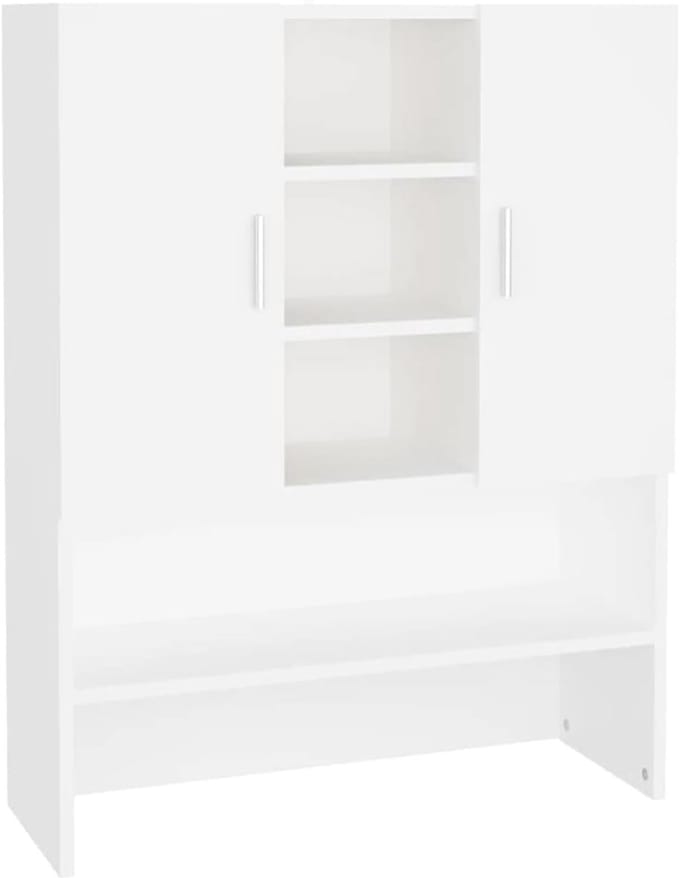 Wastmachine kast 70.5x25.5x90 cm - Wit