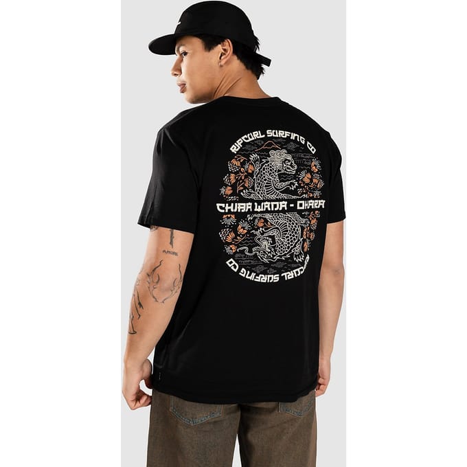 Rip Curl Desti Animals T-Shirt zwart