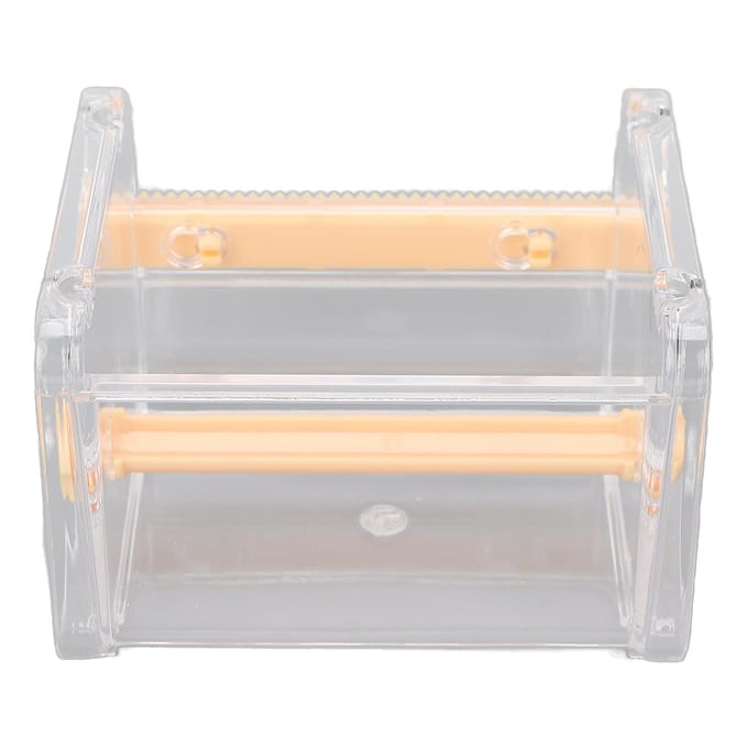 Transparante Multi Masking Tape Snijder Dispenser Zichtbare Rol Tape Houder voor Thuis Kantoor oranje