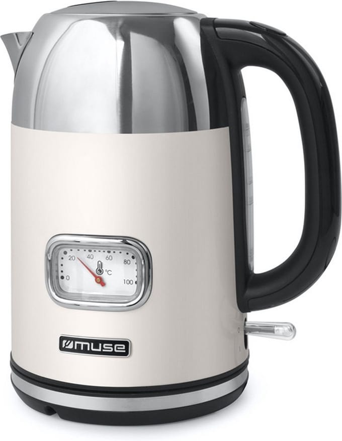 MS-020SC - Muse elektrische waterkoker, 1,7 L, creme